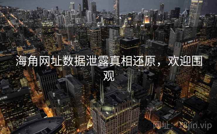 海角网址数据泄露真相还原,欢迎围观